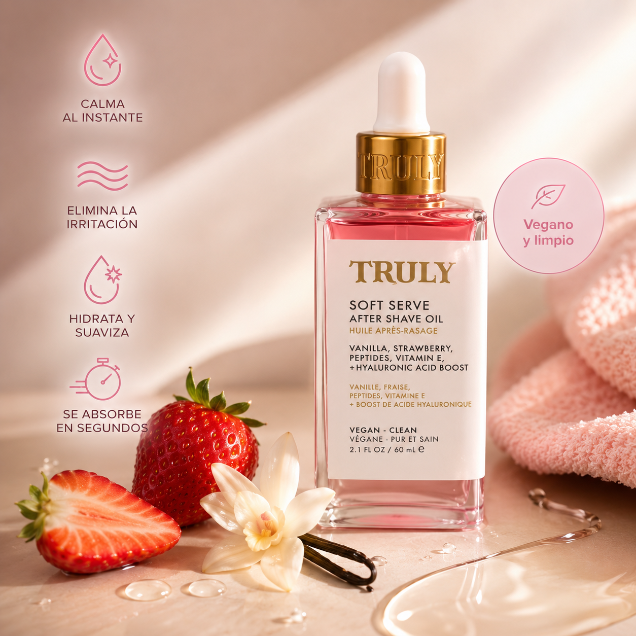 Truly Soft Serve + URO: Piel sedosa por fuera, equilibrio por dentro.